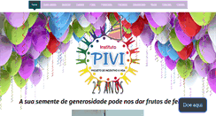 Desktop Screenshot of pivi.org.br
