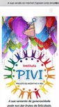 Mobile Screenshot of pivi.org.br